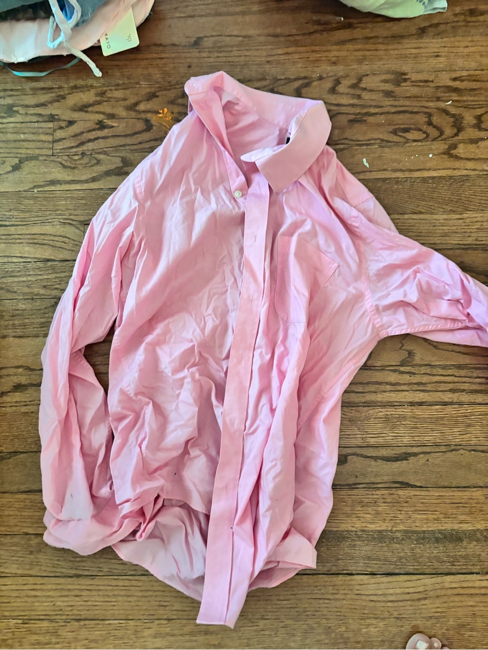 croft & barrow Light Pink Button-Down Shirt